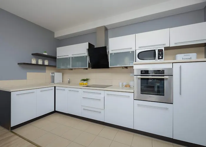 Grey In With View And Balcony By Renters * Warszawa